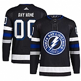 Men's Tampa Bay Lightning Custom Black 2024 Stadium Series Stitched Jersey,baseball caps,new era cap wholesale,wholesale hats